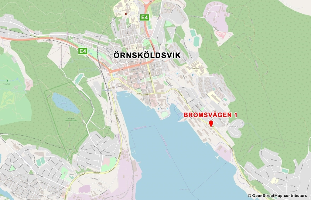 Karta_Örnsköldsvik_Bromsvagen-1_OpenStreetMap