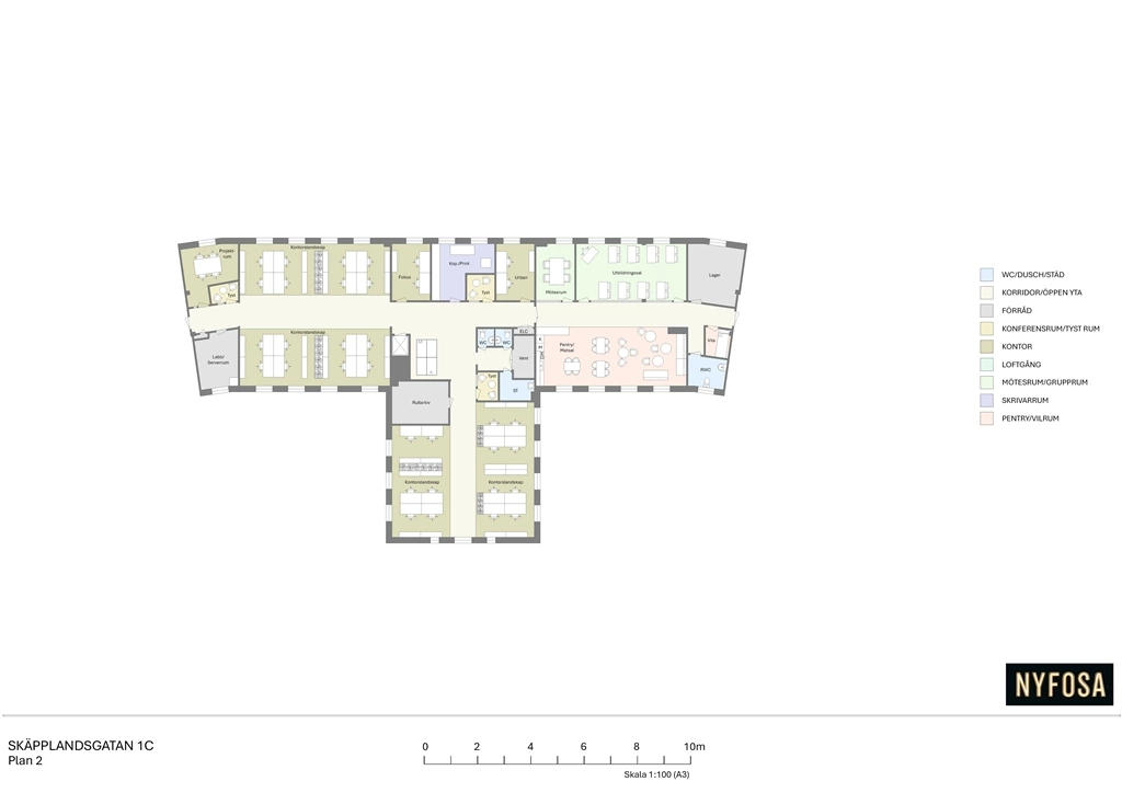 520 m²