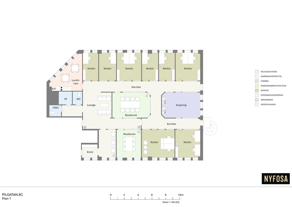 Pilgatan 8C 288 m² fd Studiefrämjandet