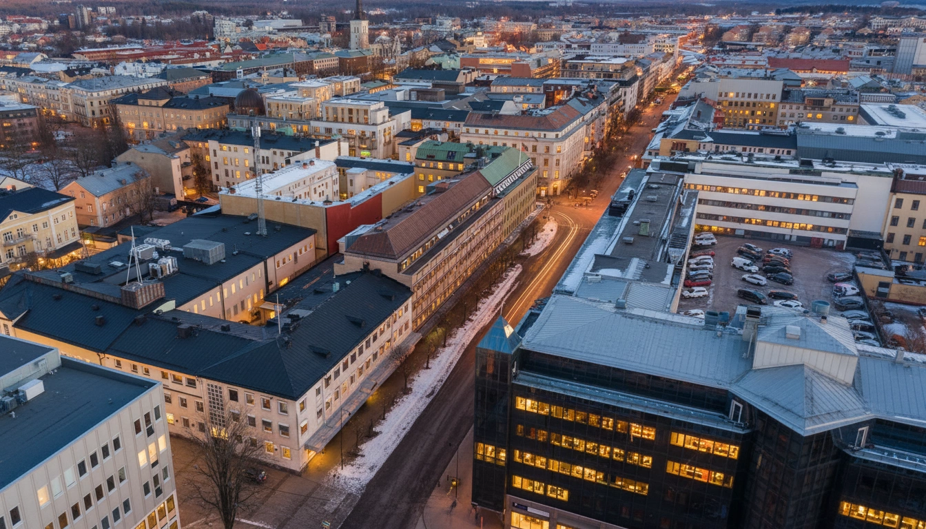 Firefly_Gör så att bilden ser ut att vara tagen en sommarkväll och att husen är upplysta 52511